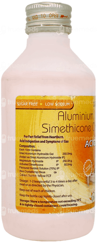 Acigel Mps Orange Flavour Suspension 170Ml